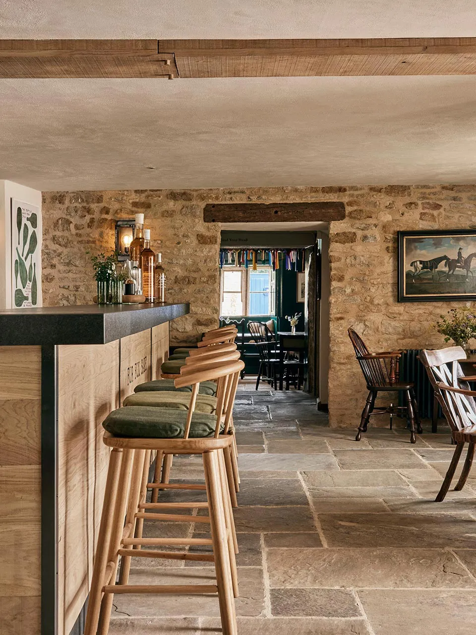 The bar at a Daylesford pub
