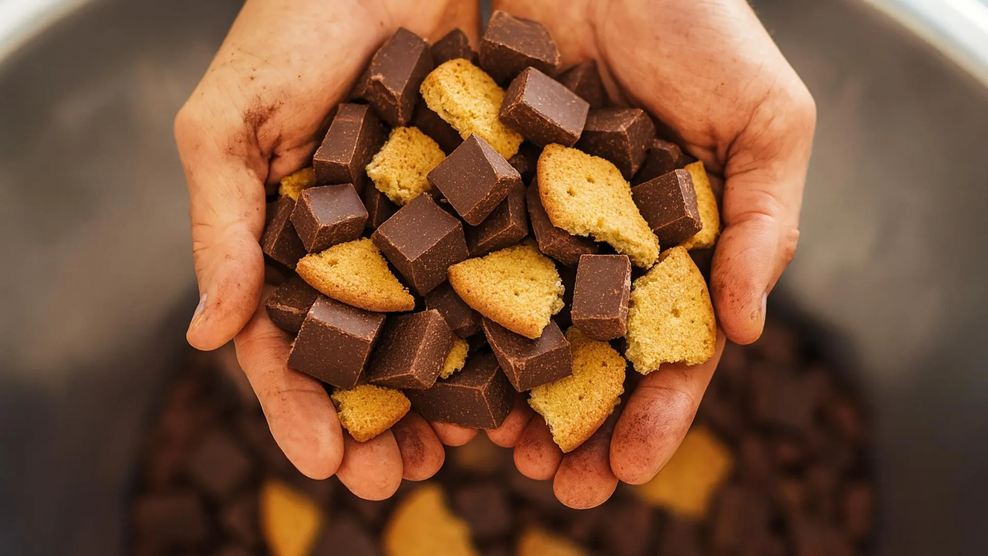 A handful of Choc Nibbles