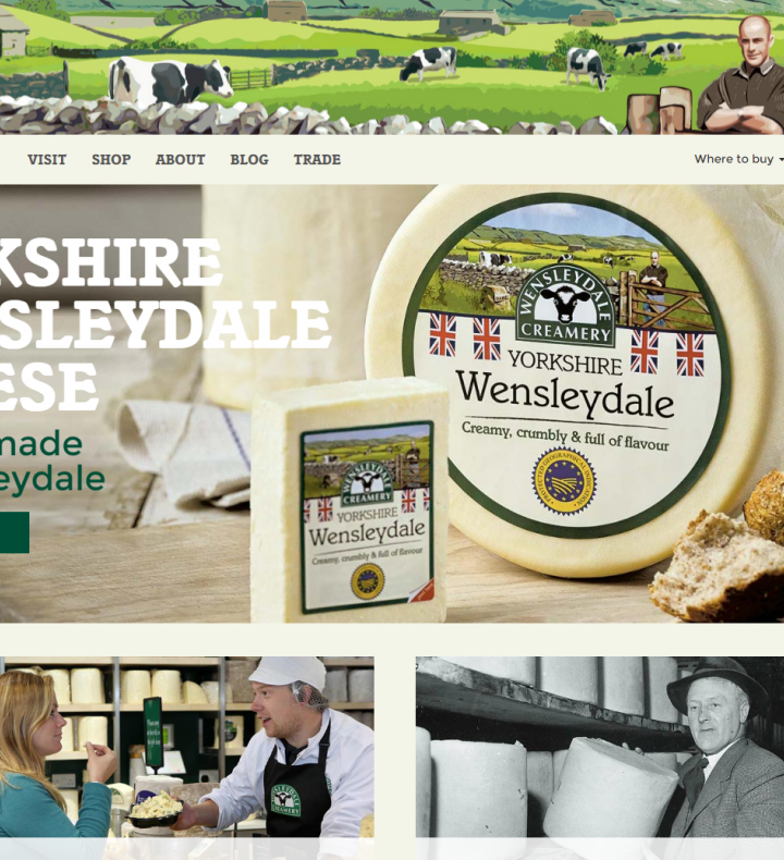 We’ve launched Yorkshire’s favourite cheese website!